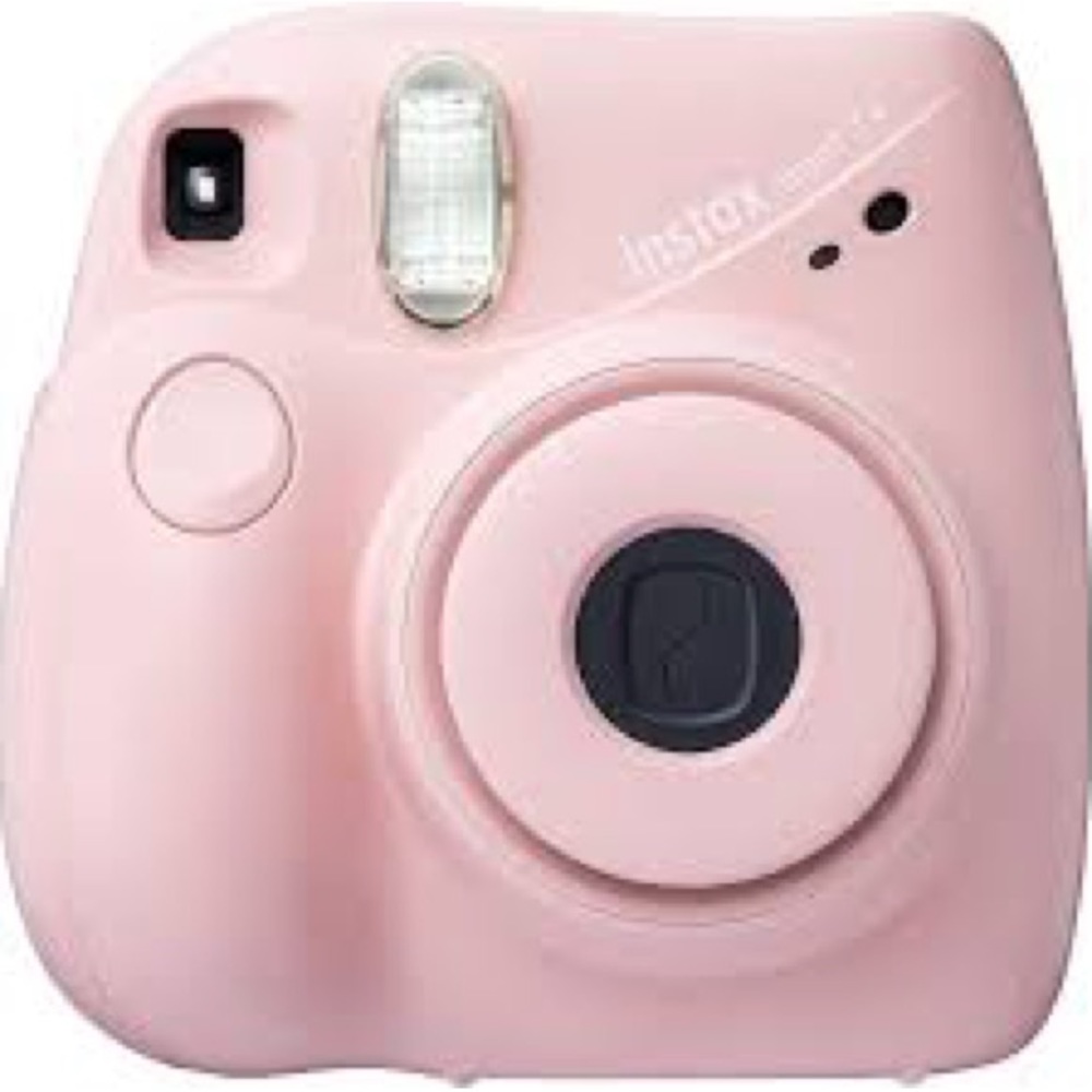 Pink Fujifilm Instax Mini 7+ Polaroid Camera